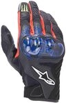 Alpinestars FQ20 SMX-1 Air V2 Monster Motorradhandschuhe, schwarz/blau/rot, S
