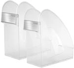 HAN 2x Stehsammler GALAXY transluzent-klar Beschriftung extra breit A4/C4 | Made in