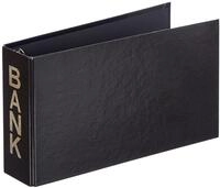 Aulfes 40801-01 Bankordner 250x140x50 schwarz buchbinderisch