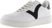 victoria Sneaker Unisex Madrid Lederoptik & Kontrast-FarbigeEins&auml;tzen & Perforierte