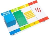 Betzold - Dienes-Material Zehnersystemsatz mit Rechentafel Dezimalsystem