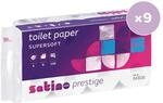 Satino by WEPA Prestige Toilettenpapier 043030 - Vorratspackung mit 72 Rollen -