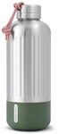 BLACK+BLUM Explorer Isolierflasche 850 ml Olive, Edelstahl Trinkflasche,