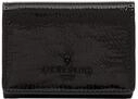 LIEBESKIND Berlin Damen Sadie Naplack Louisa Purse S, Black Naplack, S (HxBxT 8.5cm x