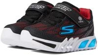 Skechers 400137l BKRB Sneaker, schwarzer synthetischer Stoff mit rotem und blauem