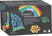 KREUL 43110 - Streety Stra&szlig;enmalfarbe Set, 6 Farben mit je 200 ml, abwaschbare