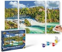 Schipper 609260888 Malen nach Zahlen &ndash;Naturschauspiel Rheinfall- Bilder malen...