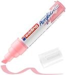 edding 5000 Acrylmarker breit - rosa - 1 Acrylstift wasserfest - breite Keilspitze
