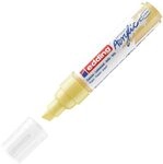 edding 5000 Acrylmarker breit - pastell-gelb - 1 Acrylstift wasserfest - breite