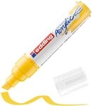 edding 5000 Acrylmarker breit - gelb - 1 Acrylstift wasserfest - breite Keilspitze
