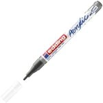 edding 5300 Acrylmarker fein - grau - 1 Acrylstift wasserfest - feine...