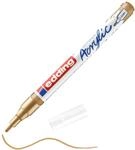 edding 5300 Acrylmarker fein - gold - 1 Acrylstift wasserfest - feine Rundspitze 1-2