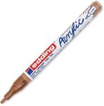 edding 5300 Acrylmarker fein - haselnuss - 1 Acrylstift wasserfest - feine Rundspitze