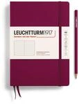 LEUCHTTURM1917 359695 Notizbuch Medium (A5), Hardcover, dotted, port red
