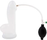 Fr&ouml;hle PP017 Realistische Penispumpe XL mit Ballpumpe, transparent, Sexspielzeug