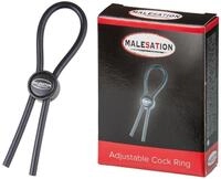 MALESATION Verstellbarer Penisring, schwarz