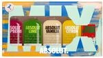 Absolut Vodka Five Set &acirc;&euro; 5er Pack Absolut Vodka Mix &acirc;&euro; Mit Raspberri, Lime,