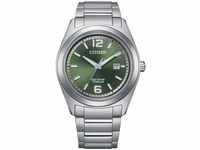 CITIZEN Herren Analog Quarz Uhr mit Titan Armband AW1641-81X