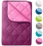 wometo Microfaser Sommer Steppbett Wende-Design 135x200 oekoTex &ndash; lila violett