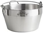 KILNER | gro&szlig;er Einkochtopf aus Edelstahl, 8 Liter