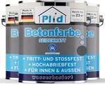 Plid Betonfarbe Anthrazitgrau Seidenmatt 2,25 L - Bodenfarbe f&uuml;r Beton