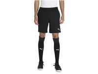 PUMA Herren teamrise Training Shorts, Black White, XL