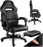 tectake&reg; B&uuml;rostuhl ergonomisch, Chefsessel mit Lendenkissen, Drehstuhl mit...