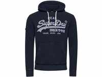 Superdry Herren Vintage Vl Hood Sweatshirt, Eklipse Navy, XXL