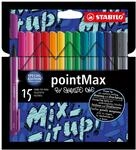 STABILO - Filzschreiber - pointMax - 15er Pack - Snooze One Edition