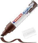 edding 5000 Acrylmarker breit - braun - 1 Acrylstift wasserfest - breite Keilspitze