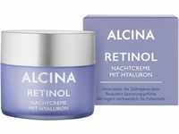 ALCINA Retinol Nachtcreme - 1 x 50 ml - Intensiv, pflegende Gesichtscreme für