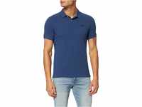 Superdry Herren Classic Pique S/S Polo Shirt, Bright Blue Marl, S