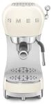 Smeg, Espresso-Kaffeemaschine ECF02CREU, Cappuccino-Dampfunktion, Thermoblock,