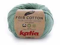 Katia Fair Cotton Fb. 17 - verde menta, Baumwollgarn, organische Baumwolle,