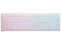 Ducky One 3 Classic Pure White Gaming-Tastatur, RGB-LED, MX-Red (US)
