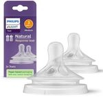 Philips AVENT Natural Response Sauger &ndash; 2x Sauger f&uuml;r Babyflaschen mit