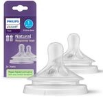 Philips AVENT Natural Response Sauger &ndash; 2x Sauger f&uuml;r Babyflaschen mit