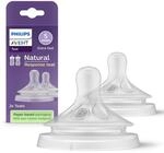 Philips AVENT Natural Response Sauger &ndash; 2x Sauger f&uuml;r Babyflaschen mit