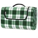 DETEX Picknickdecke Campingdecke XXL 200x200 cm Wasserdicht W&auml;rmeisoliert Waschbar