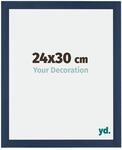 yd. Bilderrahmen 24x30 cm Dunkelblau Gewischt - Holz Rahmen Mura
