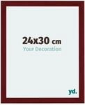 yd. Bilderrahmen 24x30 cm Weinrot Gewischt - Holz Rahmen Mura