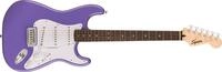 Squier Sonic Stratocaster E-Gitarre, Ultraviolet, Lorbeer-Griffbrett, wei&szlig;es