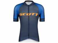 Scott RC Pro Fahrrad Trikot kurz blau/orange 2022: Größe: L (50/52)