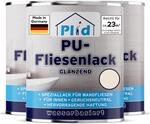 Plid Fliesenfarbe Cremewei&szlig; Gl&auml;nzend 2,25 l &ndash; Fliesenlack Bad & K&uuml;che 