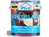 PLID® Bootslack Farblos Glänzend für Holz - Klarlack Holz Wasserfest -
