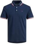 JACK&JONES PLUS Men's JJEPAULOS SS NOOS PS Polo Shirt, Navy Blazer, 7XL, 12143859,