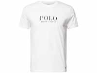 Ralph Lauren Weißes T-Shirt mit Logo-Print Basic für Herren, Weiß, Small