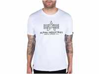 Alpha Industries Basic T Embroidery T-Shirt für Herren White