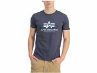 Alpha Industries Herren Camiseta básica Camiseta Con Estampado reflectante para