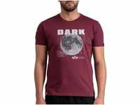 Alpha Industries Dark Side T-Shirt T-Shirt für Herren Burgundy